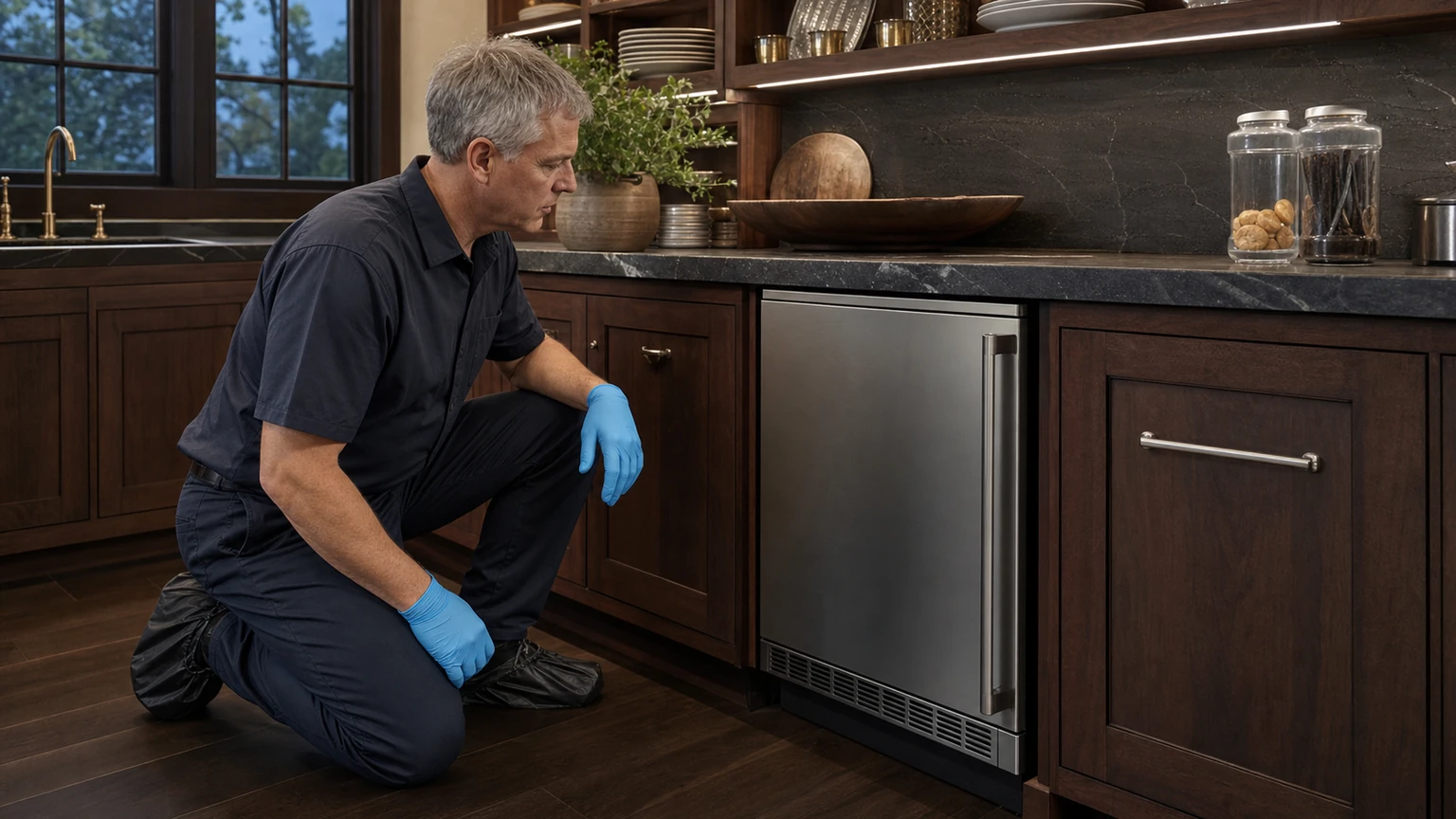 Undercounter ice maker diagnostic visit in Dover